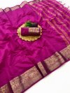 Ambrapali By Aab Mercerised Silk Border Saree